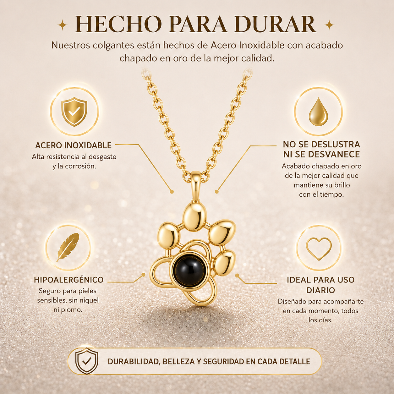Collar Memorial Personalizable